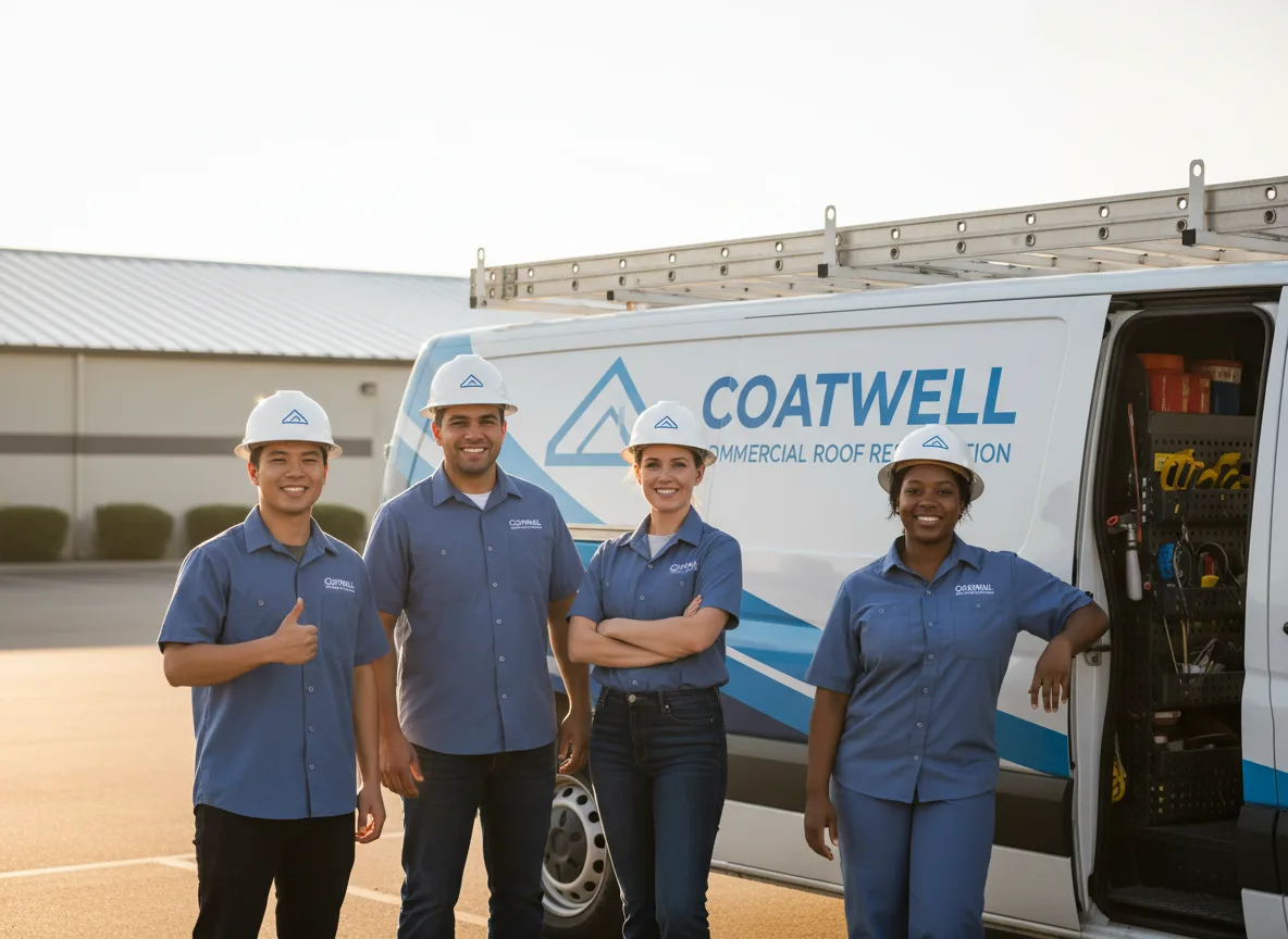 Commercial roof coating company in Mona, UT